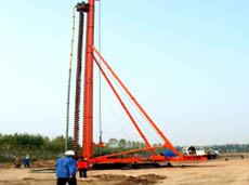CFG-30米液壓步履式長螺旋鉆機
